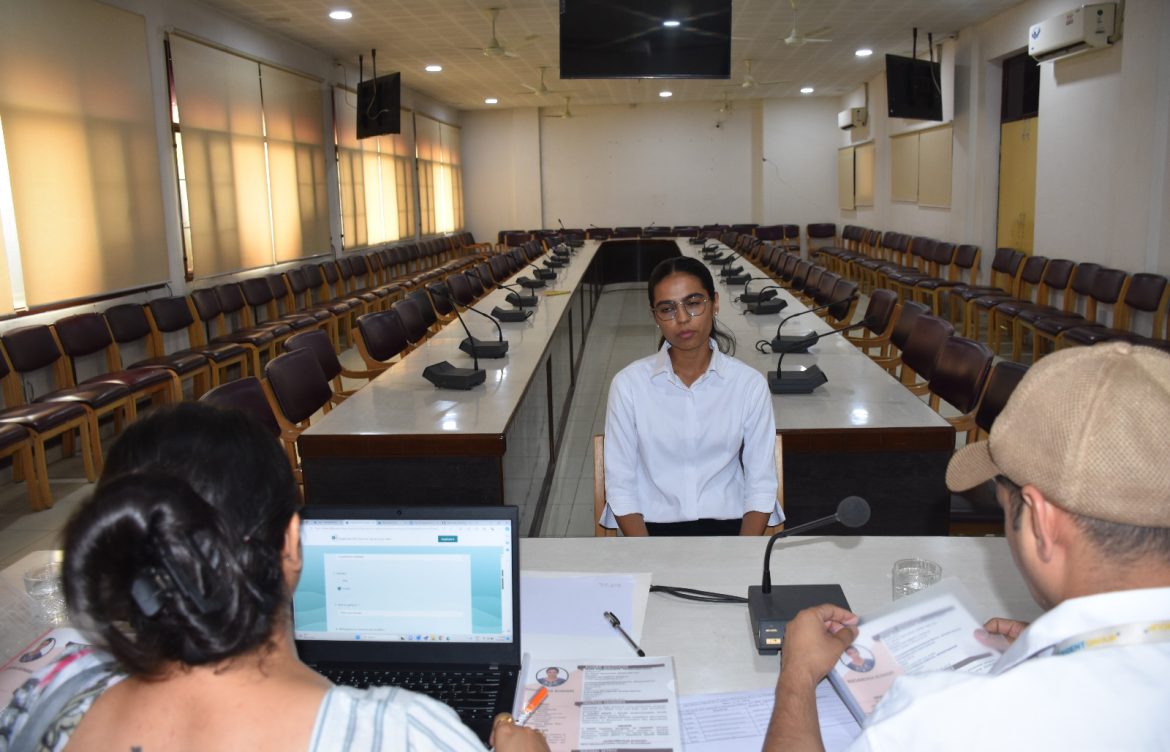 Campus Placement drive by Trident Group HR Team